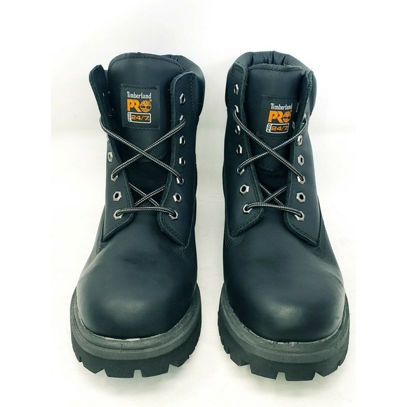 NEW Timberland PRO Black Leather Soft Toe Insulated Work Boot Mens 11.5 M #26036 NEW Timberland PRO Black Leather Soft Toe Insulated Work  main image 2